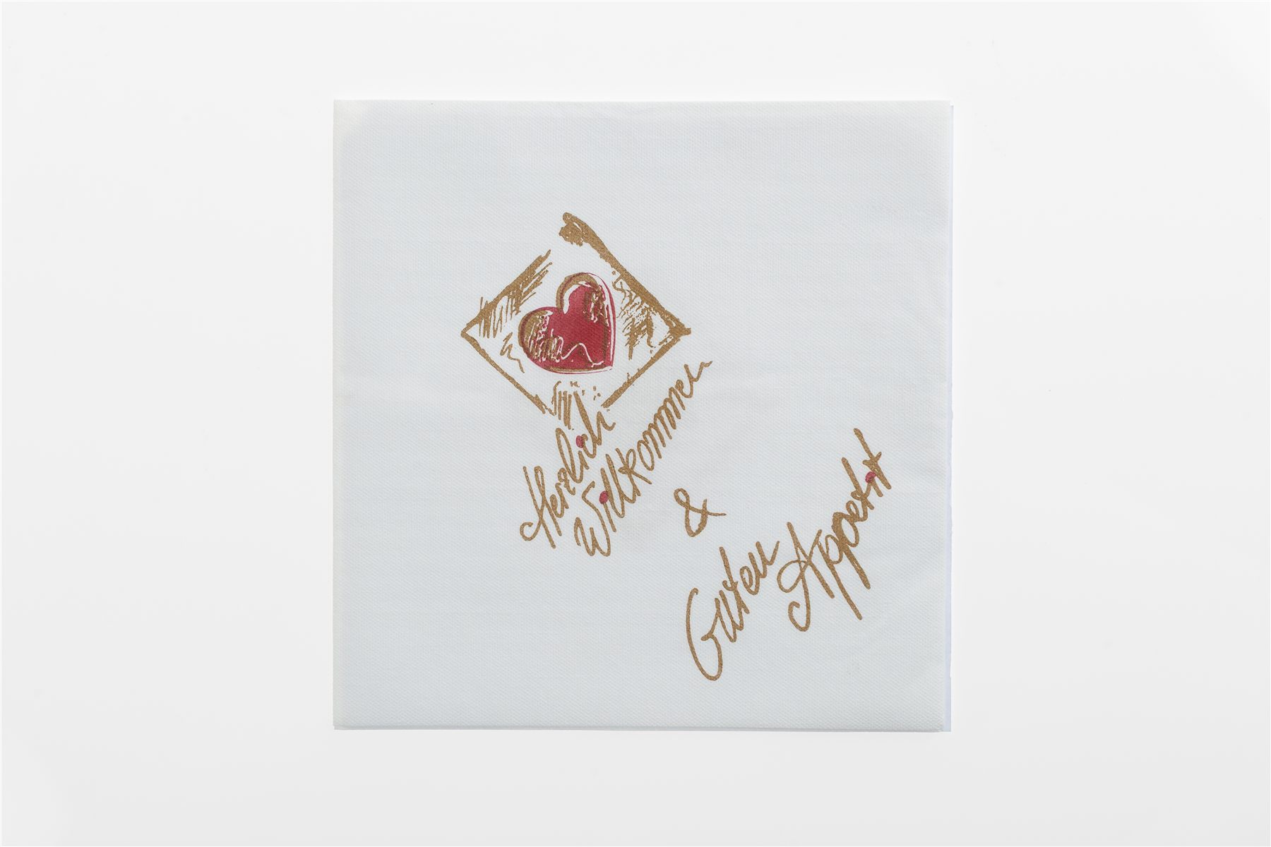 Designs 2026 - Herzlich Willkommen napkin